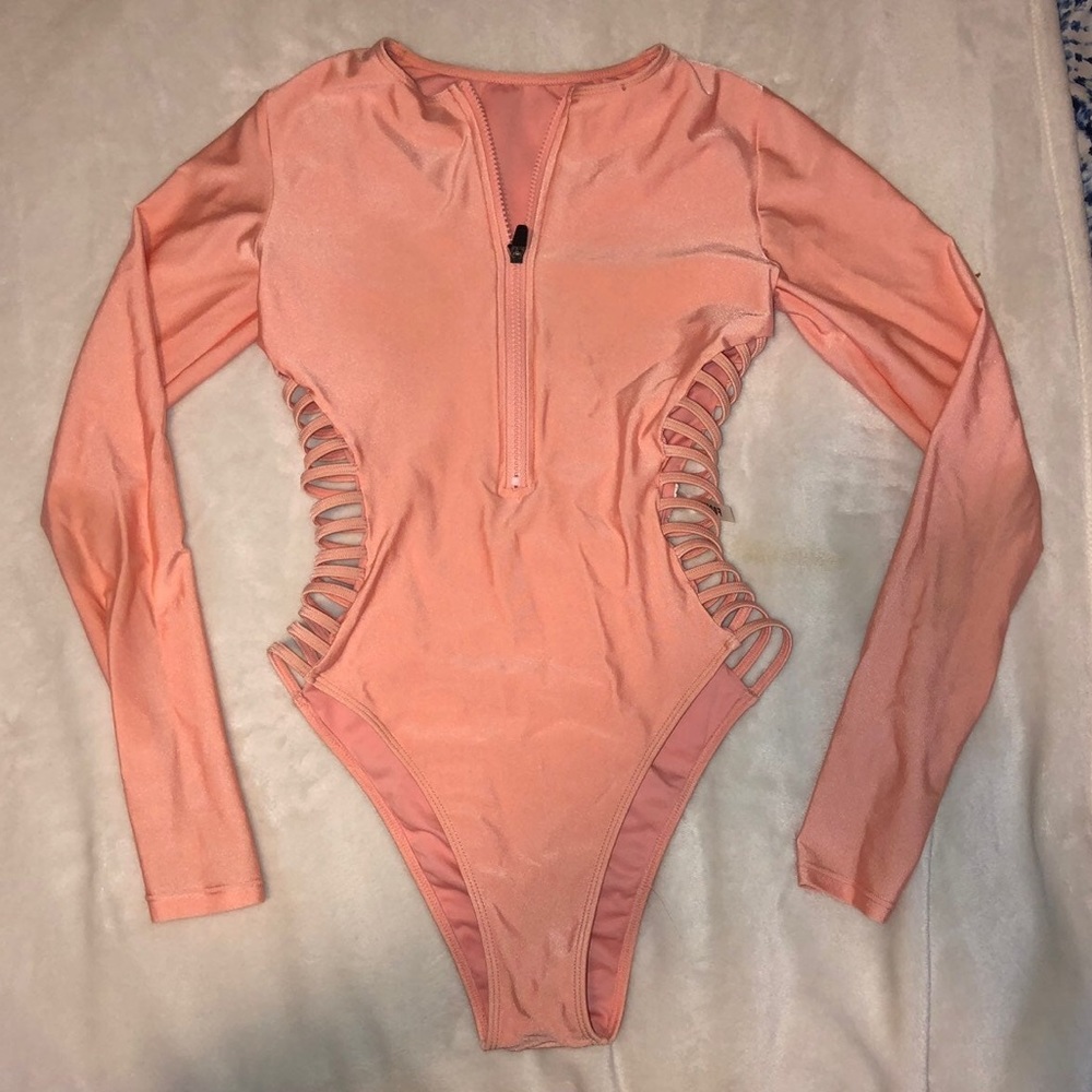 Pink one piece